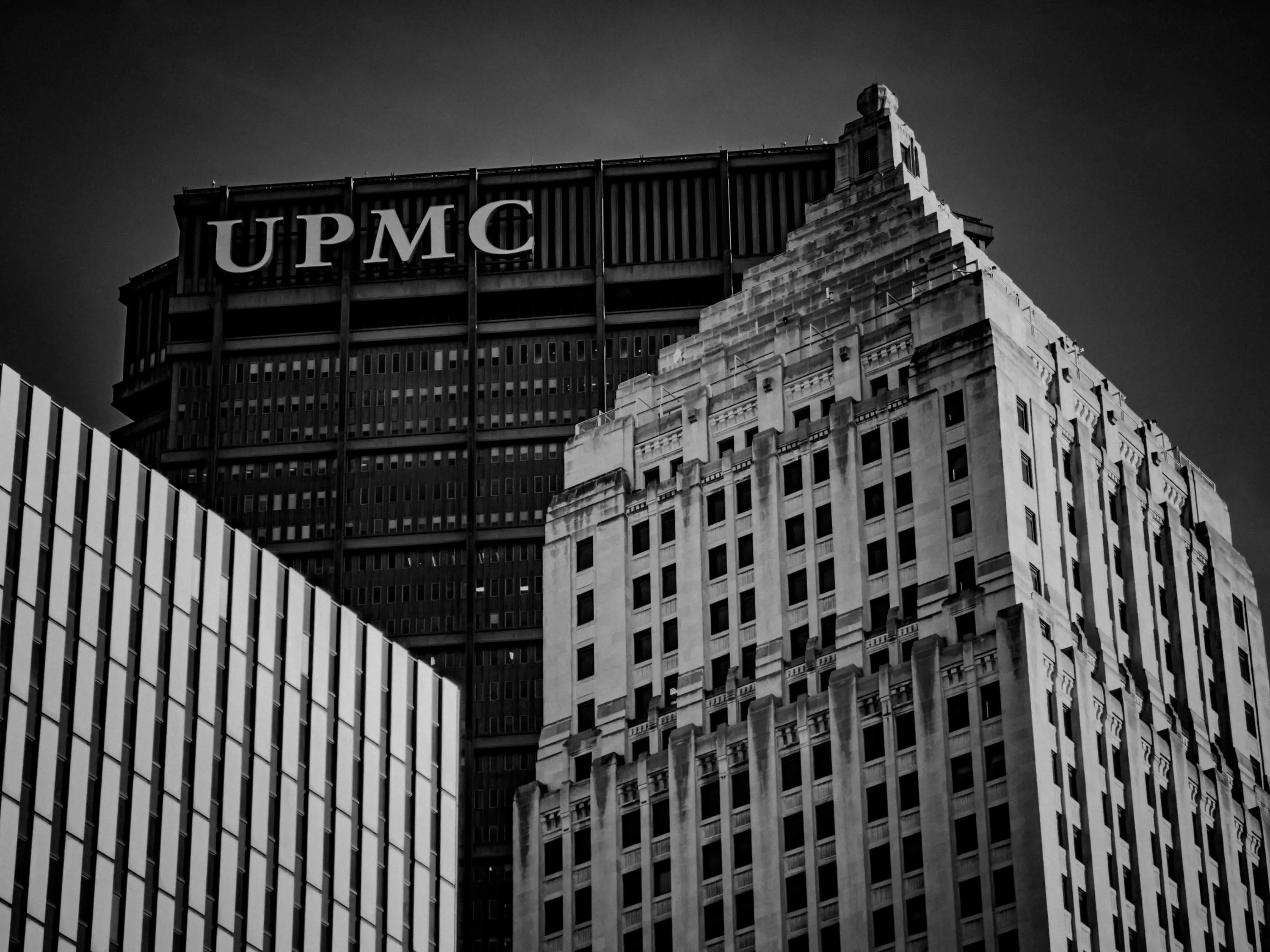 Pittsburgh in black and white, urban structure